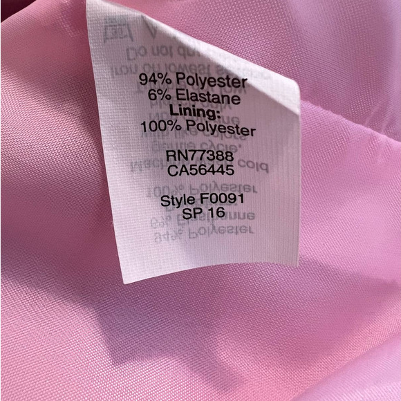 J. Crew Suiting Sleeveless Sheath Dress Size 6 in Pink Knee Length - Picture 5 of 6